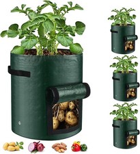 4 x Potato Planters Grow Bags Sacks Vegetable Planter Container Home Garden