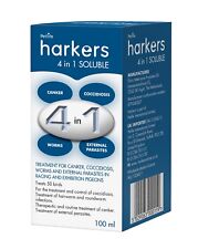 Harkers 4 in 1 Soluble Pigeon Bird Mite Treatment Canker Coccidiosis Worms 100ml