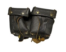WWII / WW2 Mosin Nagant black pouch x2