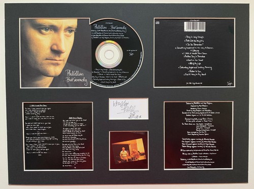 Phil collins signed - collins,