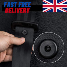 2 PIECE UNIVERSAL STOPPER BUTTON SEAT BELT CLIP BUCKLE HOLDER STOP UK SELLER