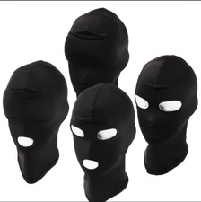 Fetish Open Mouth Hood Gimp Face Mask Head Bondage Adult Cosplay Gimp Mask BDSM