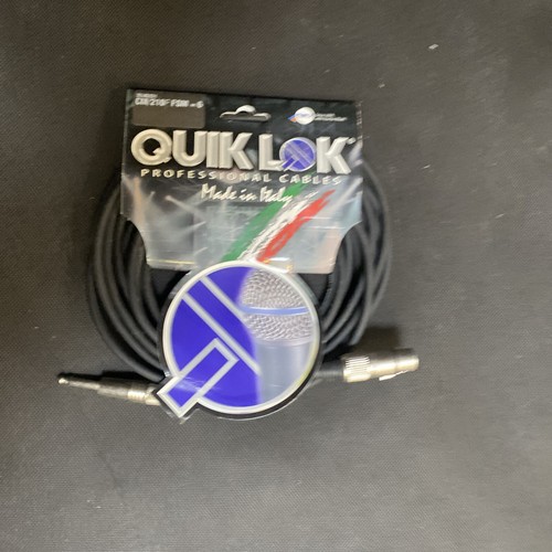 Quiklok microphone cable - quiklok,