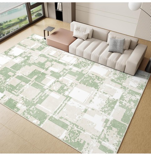 Green and white rug reduced - green,