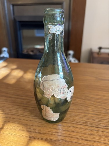 Antique perrier skittle bottle - antique,