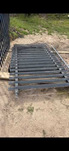 Palisade fencing security - , with
