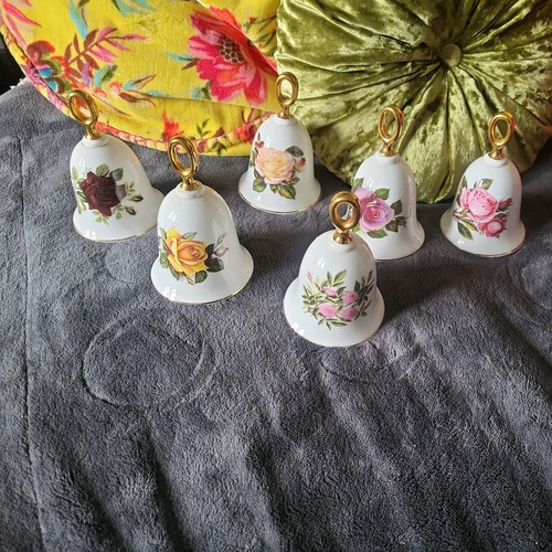 Vintage bells china floral - bells,