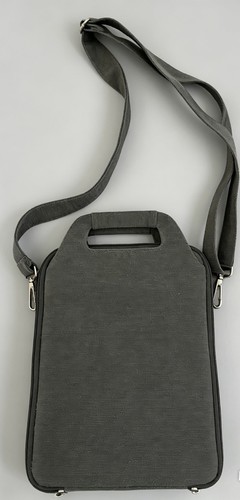 Grey canvas carry case - canvas,
