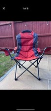 Quest Deluxe Elite Paprika Camping Garden Chair