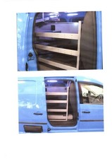 Purpose made metal racking for VW Caddy Maxi van (ex British Gas).