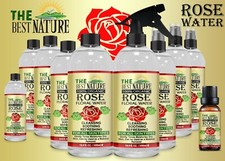 100% Pure Natural Organic Rose Water Toner Cleanser, Moisturizer For Fresh Face 