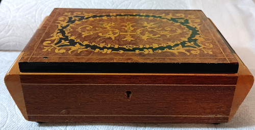 Antique marquetry torna - marquetry, a