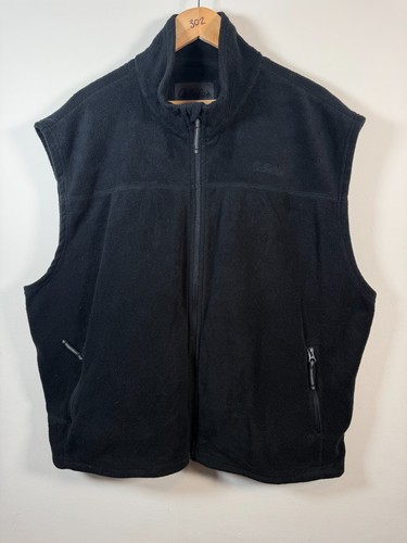 Cabela black zip gilet - black,
