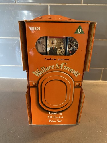 Wallace and gromit vhs box - wallace,