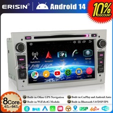 Android 14 CarPlay Car Stereo GPS Satnav for Opel Corsa C/D Signum Antara Zafira
