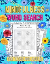 Mindfulness Word Search: Fun inspirational calming word search puzzle book for 