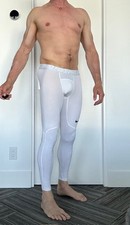 Nike Pro Men's Compression thights White base layer