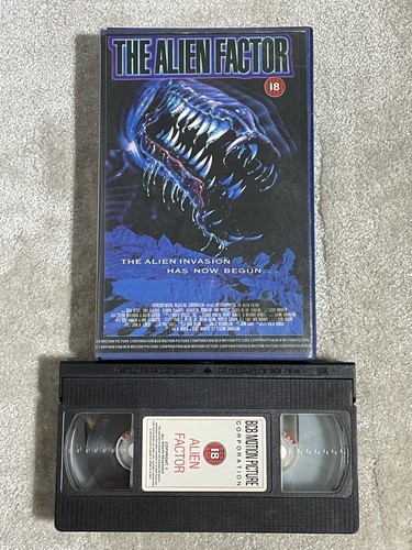 The alien factor vhs - alien, box