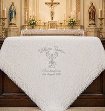 Personalised Baptism Shawl