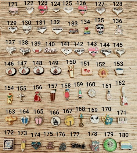 Nos 121 180 - nos.121-180, charms