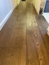 260mm Wide Medium Oak Distressed Antique Boards Engineered Flooring 12sq m
