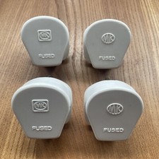 MK  SAFETY PLUG, 13A, WHITE x 4 NO.