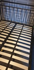 Next Black Double Metal Bed