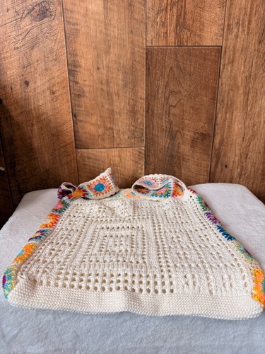 Cream crochet cottagecore - crochet, boho
