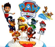 Paw Petrol style Cake Topper