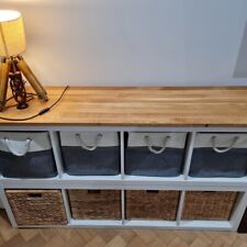 Top Cover Panel for Ikea Kallax 4 Cubes | Solidwood OAK Panel | 146.5cm x 39cm