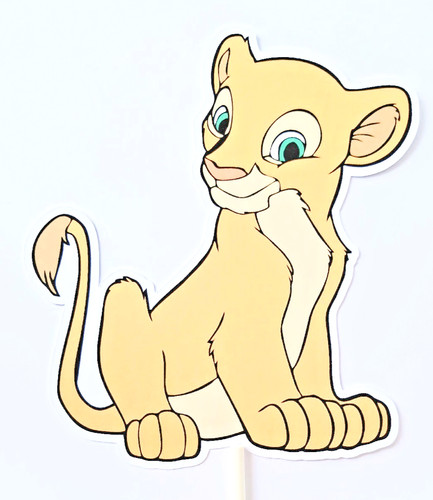 Lion king nala cake - topper, x1