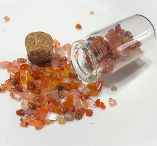 Gemstone wishing bottle - gemstone,