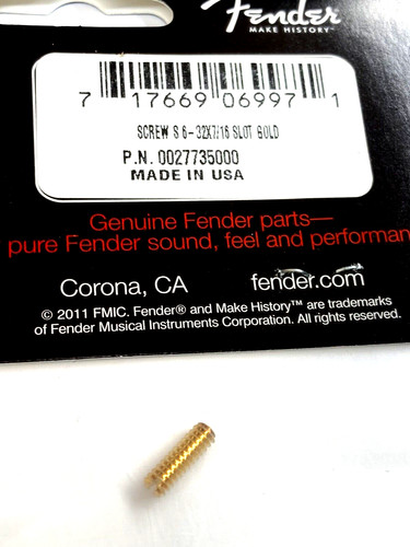 Nos genuine fender gold - genuine,