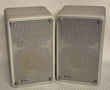 Pair Of Retro Tensai TS-920 Metal Case Speakers - Made In Japan - 18x11x11cm