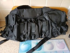 Sport Tactical Combat Chest Rig Bag Front Pouch Recon Kit, 7 pockets black new