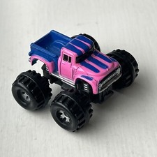 Galoob Micro Machines Ford '56 F-100 Pickup Monster Truck Pink/Blue 1987