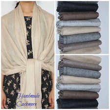 Pure Cashmere Shawl Scarf Pashmina Shawl Wrap Handmade Super Soft Delicate Light