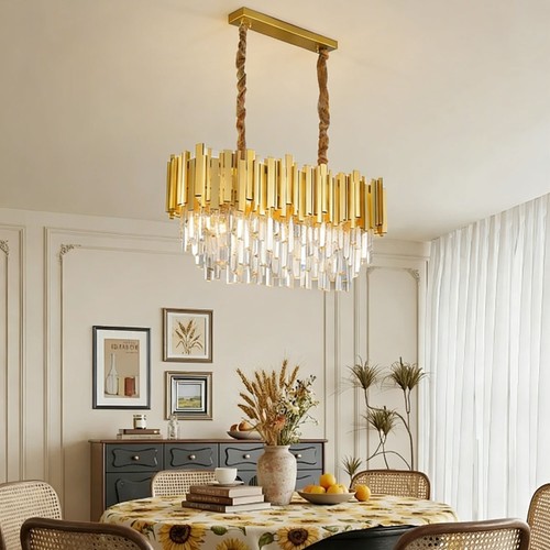 Modern crystal chandelier - crystal,