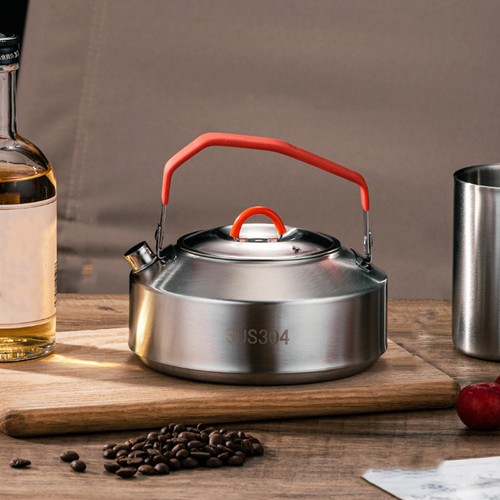 Stainless steel teapot - steel,