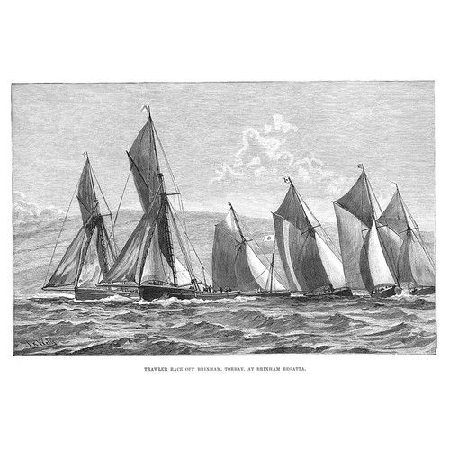 Brixham trawler race off - off, the