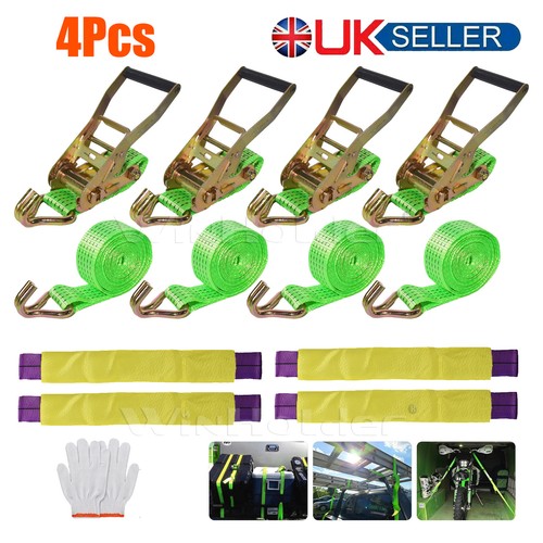 4pcs wheel ratchet strap - 4pcs,