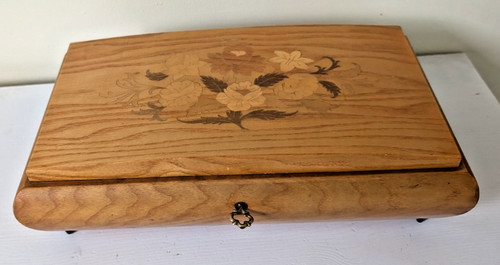 Vintage wooden sorrento inlaid - sorrento,