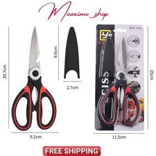 1 X Heavy Duty Kitchen Scissors, Sharp Kitchen Scissors Multipurpose Utility uk