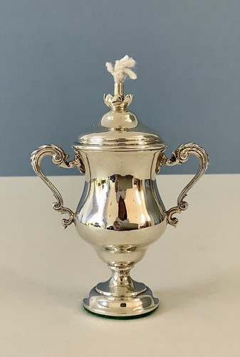 Antique solid silver - antique, table