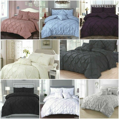 Pin tuck duvet set quilt - duvet,