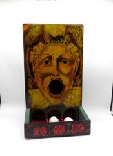 Antique Style Carnival Game, Ball Toss Counter Top Game 