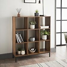 9 Cube Storage Wooden Bookcase Shelves Display Shelving Unit Living Room Indoor