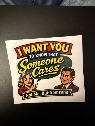 Humour sticker want you - sticker, “i
