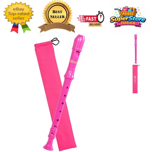 301pk pink descant recorder - pink,