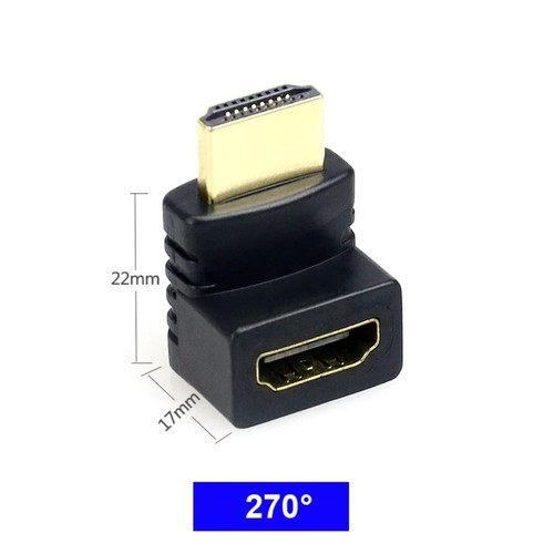 Right angle hdmi male - right,